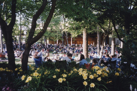 View of the Ravinia Pavilion