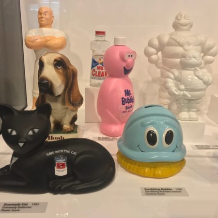 Brand mascots at the Inventor's Hall of Fame museum